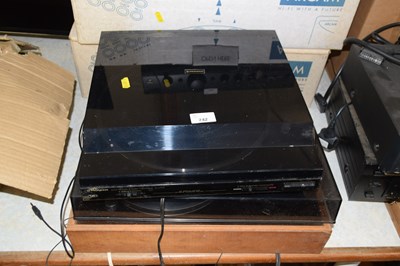 Lot 742 - A Pioneer record player and a Technics record...