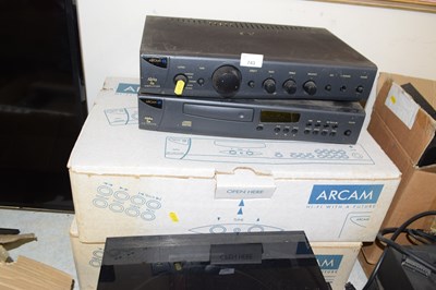Lot 743 - An Arcam 8R amplifier and an Alpha 7SE CD player
