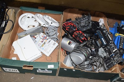 Lot 751 - A Nintendo Wii and accessories together with a...