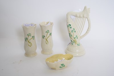 Lot 166 - Quantity of mid-20th century Belleek wares...