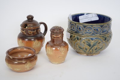 Lot 133 - Group of Doulton Harvest ware condiments...
