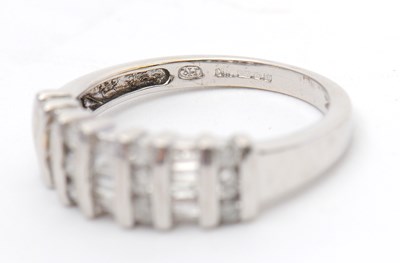 Lot 30 - A 9ct diamond ring, set with round brilliant...