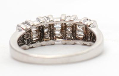 Lot 30 - A 9ct diamond ring, set with round brilliant...