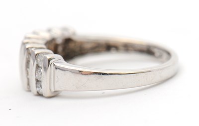 Lot 30 - A 9ct diamond ring, set with round brilliant...