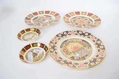 Lot 138 - Quantity of Crown Derby wares including three...