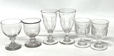 Lot 270 - Quantity of 19th Century drinking glasses, two...