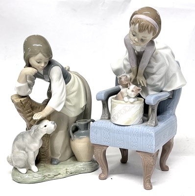 Lot 277 - A Lladro Event figurine 1998 of a young girl...