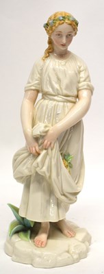 Lot 142 - Royal Worcester style Art Nouveau model of a...