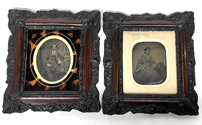Lot 297 - A pair of mid Victorian photographs of a...