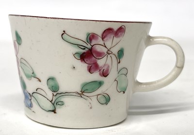 Lot 309 - A small Bow porcelain coffee cup of flared...