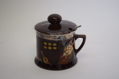 Lot 144 - Royal Doulton Kings ware mustard pot with...