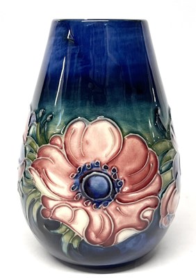 Lot 319 - A Moorcroft vase of flared shape decorated...