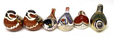 Lot 333 - A group of six small Royal Crown Derby...