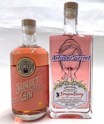 Lot 219 - Cauldron Sunset Gin and Artisans Dragon Fruit...