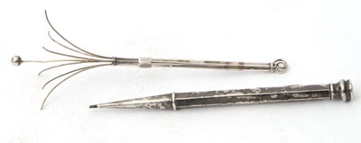 Lot 104 - Mixed Lot: An Art Deco style swizzle stick...