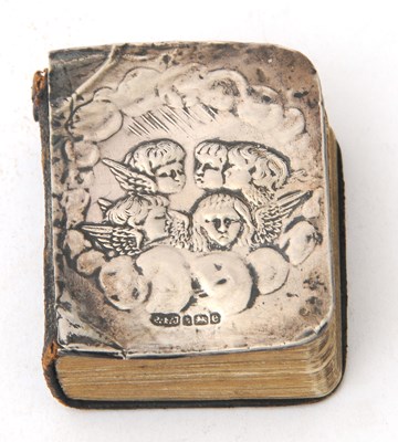 Lot 107 - An Edwardian silver fronted prayer book...