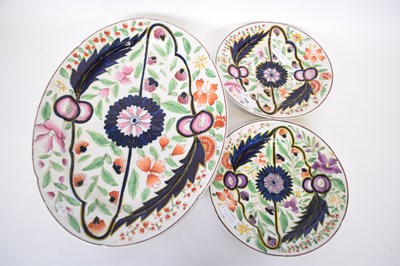 Lot 150 - Large early 19th century English porcelain...