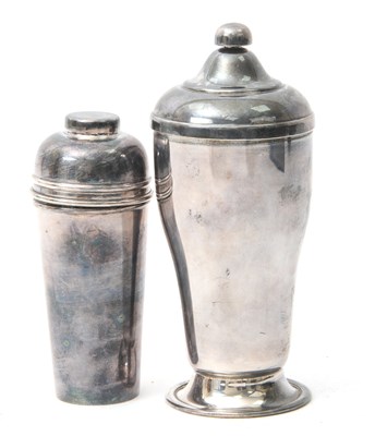 Lot 135 - An Art Deco mini cocktail shaker cocktail set...