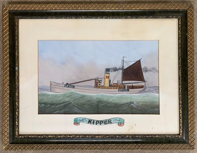 Lot 86 - George Race (1887-1959), 'Kipper', gouache,...