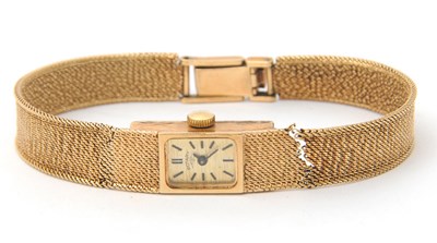 Lot 186 - A 9ct gold ladies Rotary wristwatch stamped...