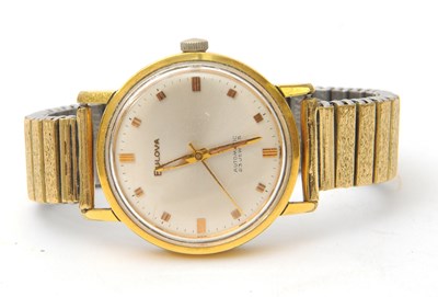 Lot 193 - A vintage automatic Bulova gents wristwatch...