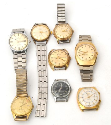 Lot 208 - Mixed Lot: Various gents wristwatches, makers...