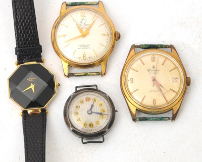 Lot 210 - Mixed Lot: Four watches to include one white...