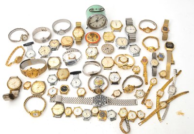 Lot 218 - Mixed lot of various wristwatches, makers to...