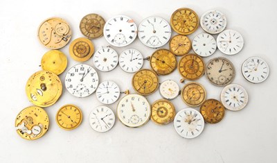 Lot 219 - Mixed lot of various pocket watch movements...
