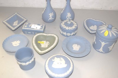 Lot 3 - Collection of Wedgwood Jasper ware items to...