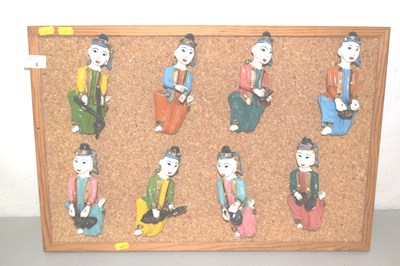 Lot 6 - A set of eight South East Asian figures of...