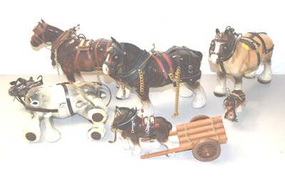 Lot 29 - A quantity of various model Shirehorses