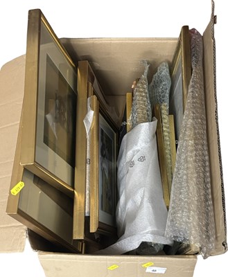 Lot 48 - A box of various assorted pictures