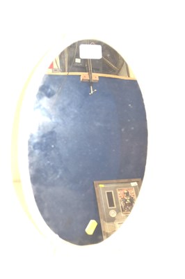 Lot 61 - An oval dressing table mirror