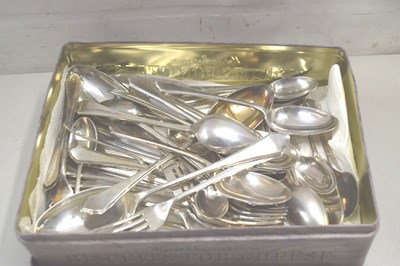 Lot 67 - Box of silver plated cutlery