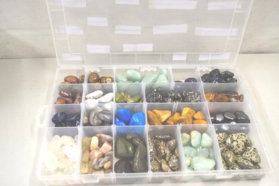 Lot 110 - A box of polished mineral samples