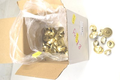 Lot 111 - A box of various military buttons