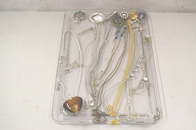 Lot 120 - Box of various necklaces and pendants