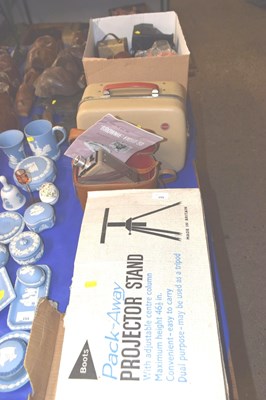 Lot 155 - Two vintage projectors and a boxed stand