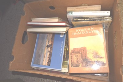 Lot 163 - One box of books art and other interest