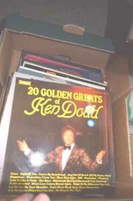 Lot 167 - One box of vintage records