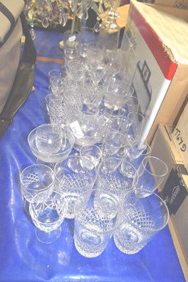 Lot 174 - Mixed Lot: Various clear drinking glasses,...