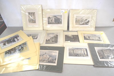 Lot 185 - A collection of various unframed engravings,...
