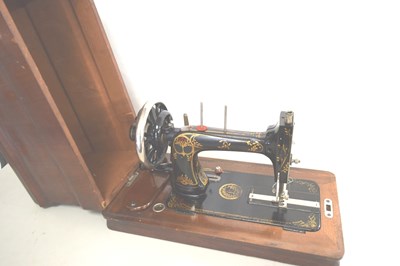 Lot 199 - A vintage Vesta-B sewing machine