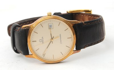 Lot 188 - A Yellow metal Omega Seamaster gents' watch....