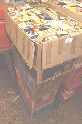 Lot 258 - Four boxes containing a large collection of...