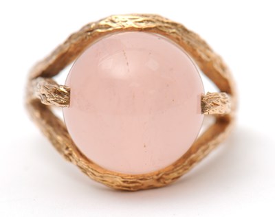 Lot 48 - A 9ct interchangeable gemset ring, the 9ct...