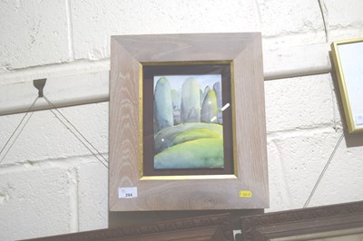 Lot 284 - Modern abstract study of Detroit Trees