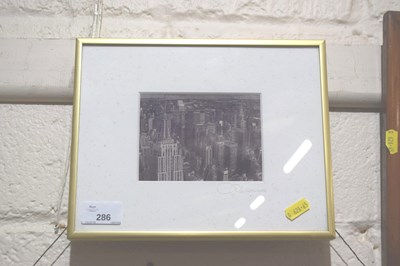 Lot 286 - Monochrome print New York City Skyline