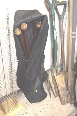 Lot 293 - Modern croquet set